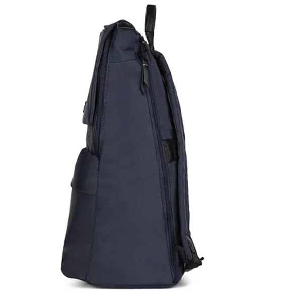 Bugatti Reborn Navy Blue Lightweight Multi-Pocket Lined Book Bag Backpack - Picture 11 of 16